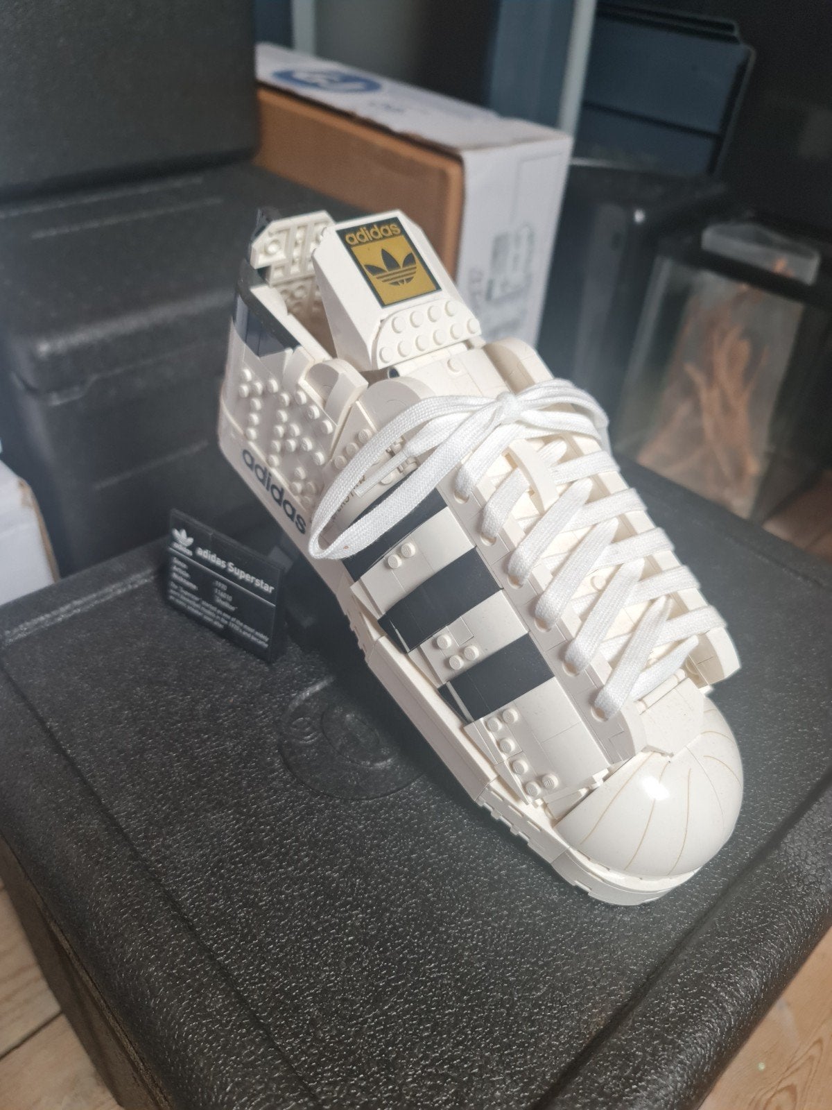 Lego adidas schoen compleet, Lego, Ophalen of Verzenden, Zo goed als nieuw, Compleet