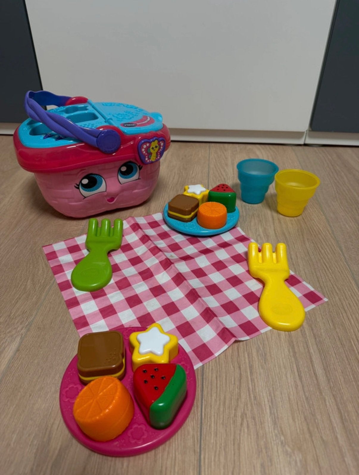 VTech Vormenpret Picknickset, Kinderen en Baby's, Ophalen of Verzenden, Gebruikt, 6 maanden tot 2 jaar