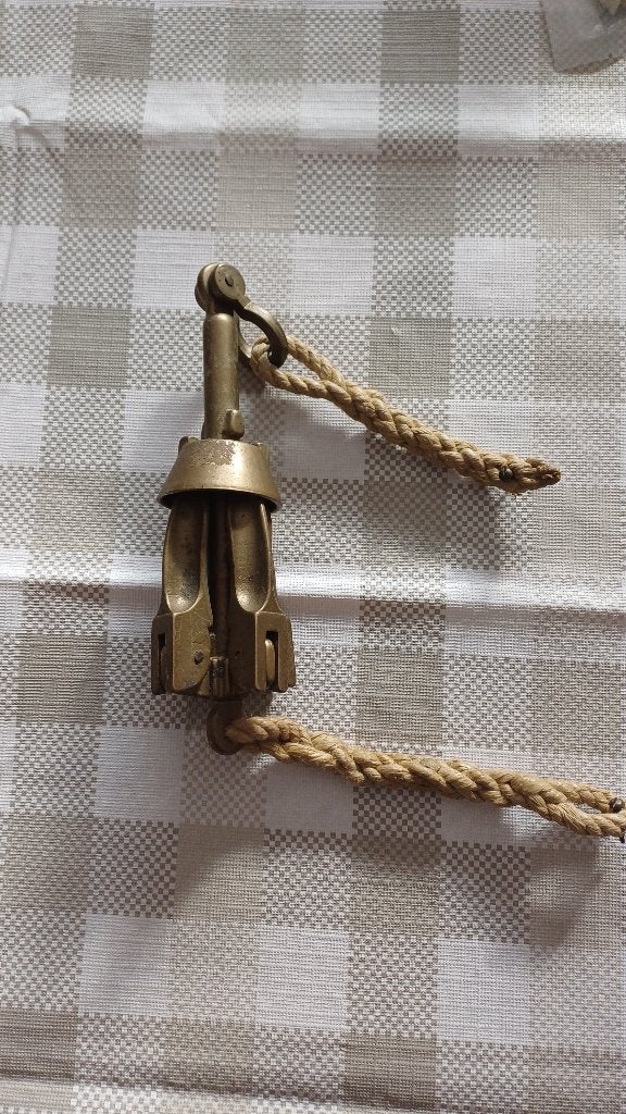 miniatuur koperen paraplu-anker, Ophalen of Verzenden