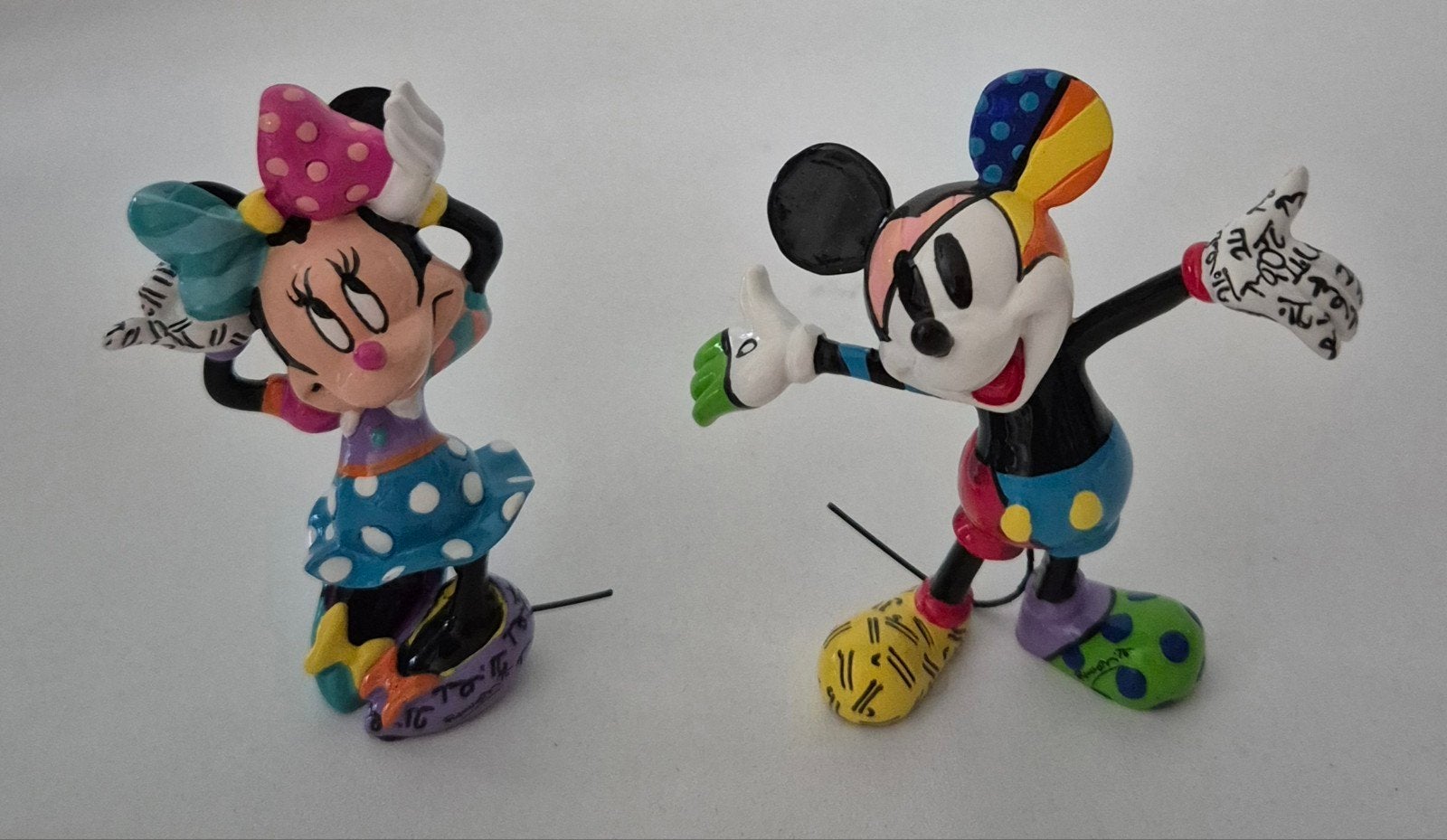 Britto Mickey & Minnie, Ophalen of Verzenden, Zo goed als nieuw, Beeldje of Figuurtje