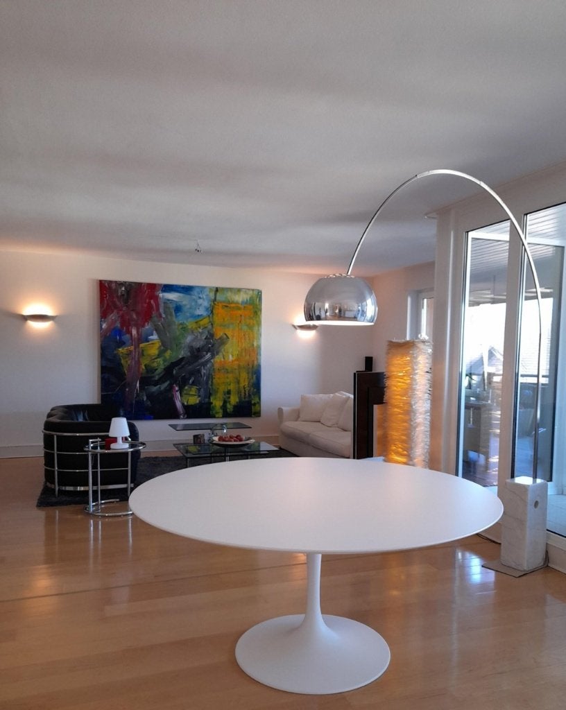 tulipe 180 laminated hout  tafels eero saarinen  stoelen, Verzenden