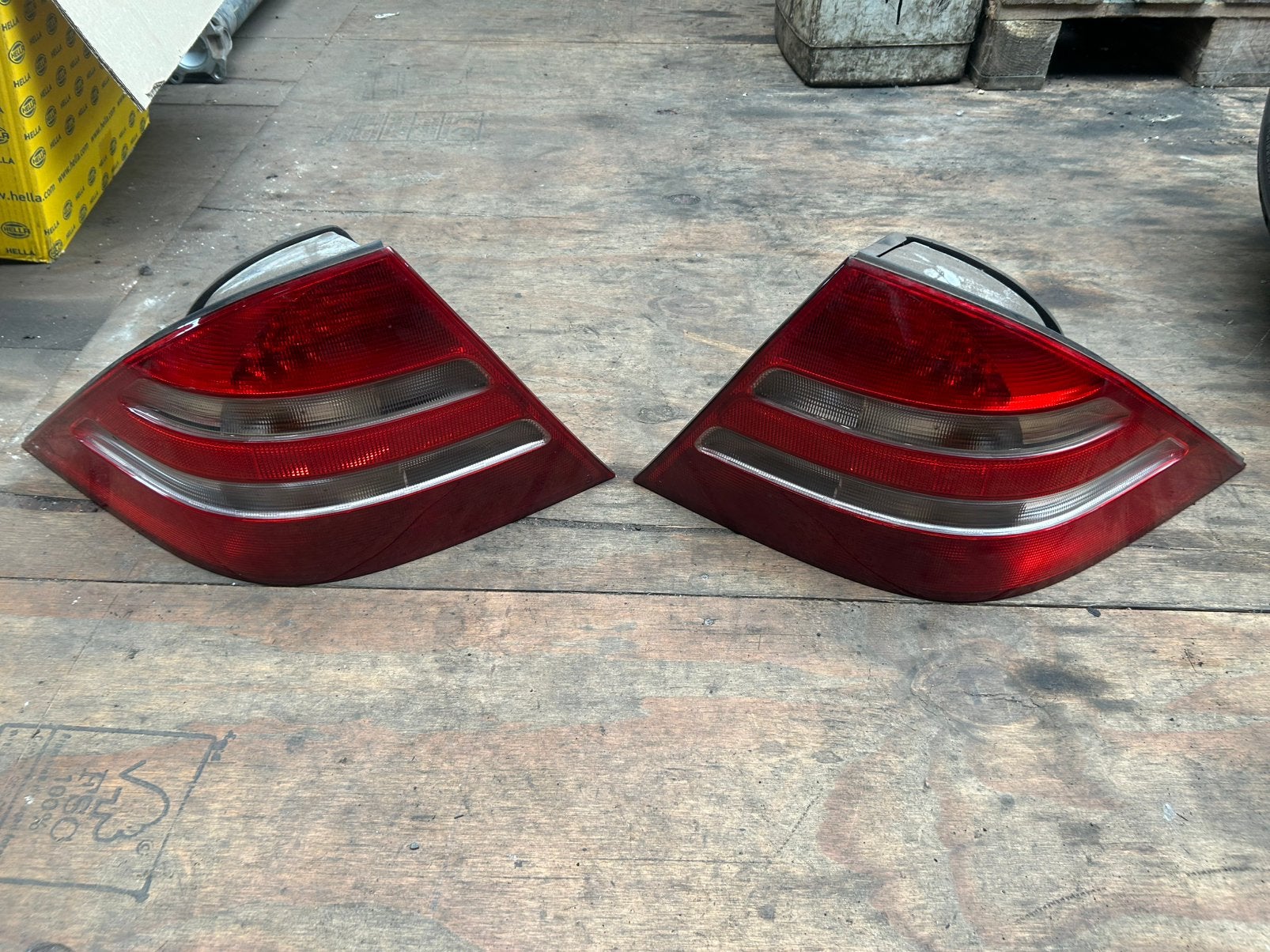 Achterlicht L+R mercedes w220, Ophalen of Verzenden, Gebruikt, Mercedes-Benz