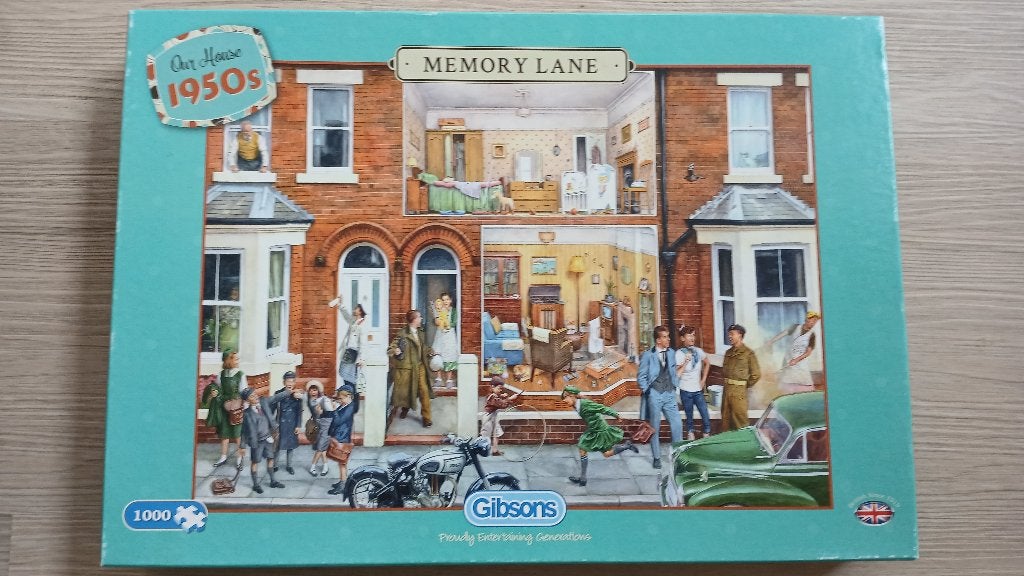 GIBSONS PUZZEL 1000 STUKJES, Hobby en Vrije tijd, Denksport en Puzzels, Ophalen of Verzenden, 500 t/m 1500 stukjes, Zo goed als nieuw