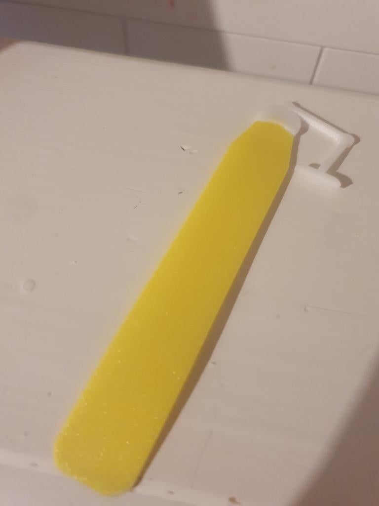 Unieke 3D-geprinte bladwijzer met lampje - Geel, Ophalen of Verzenden, Nieuw, Overige onderwerpen