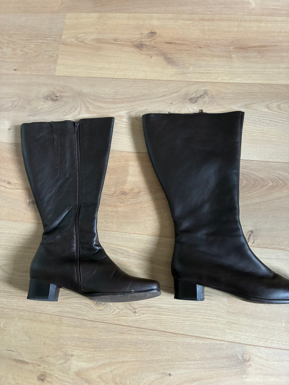 Pixardi laars, wijde kuit mt 41, Hoge laarzen, Bruin, Ophalen of Verzenden, Zo goed als nieuw