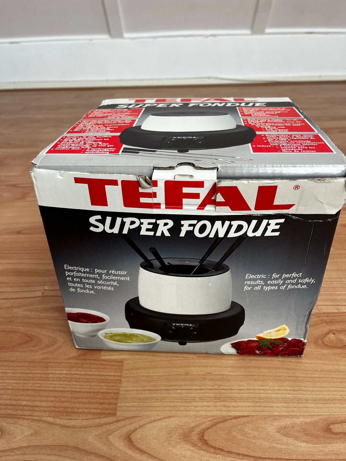 Tefal Super Fondue - Elektrische Fondueset, Ophalen, Zo goed als nieuw, Elektrisch, Fondueset