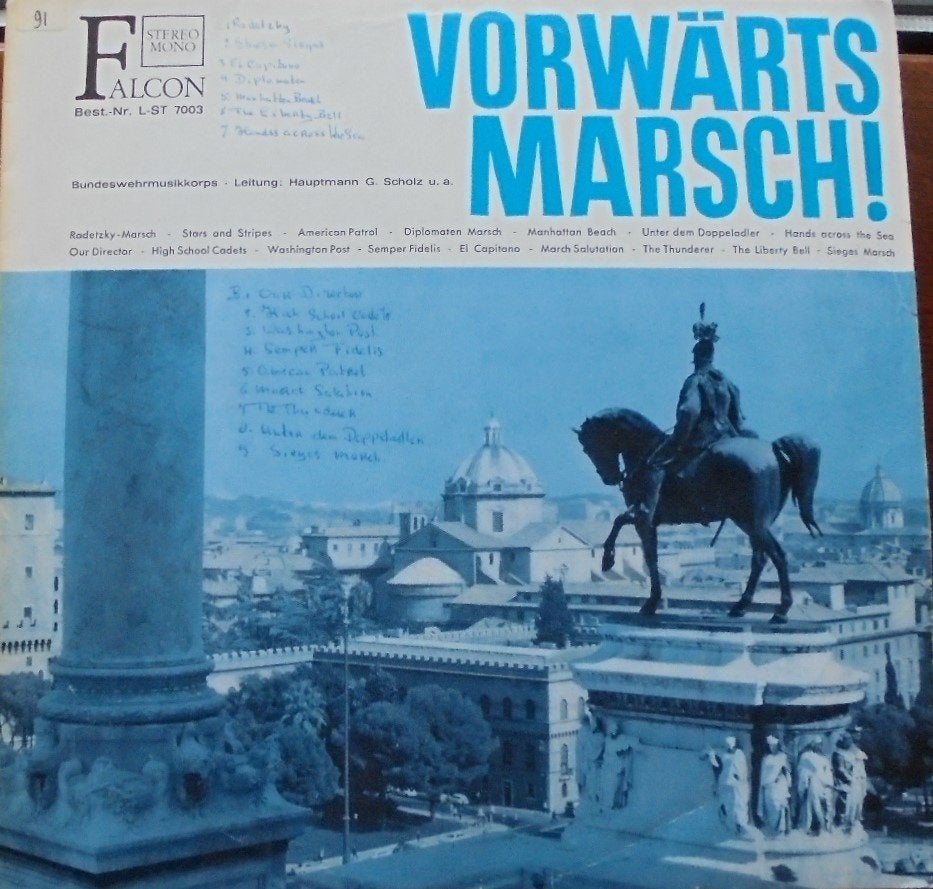 LP Bundeswehrkorps - Vorwärts Marsch!  (Falcon), Cd's en Dvd's, Vinyl | Overige Vinyl, LP, Verzenden, Zo goed als nieuw, 12 inch