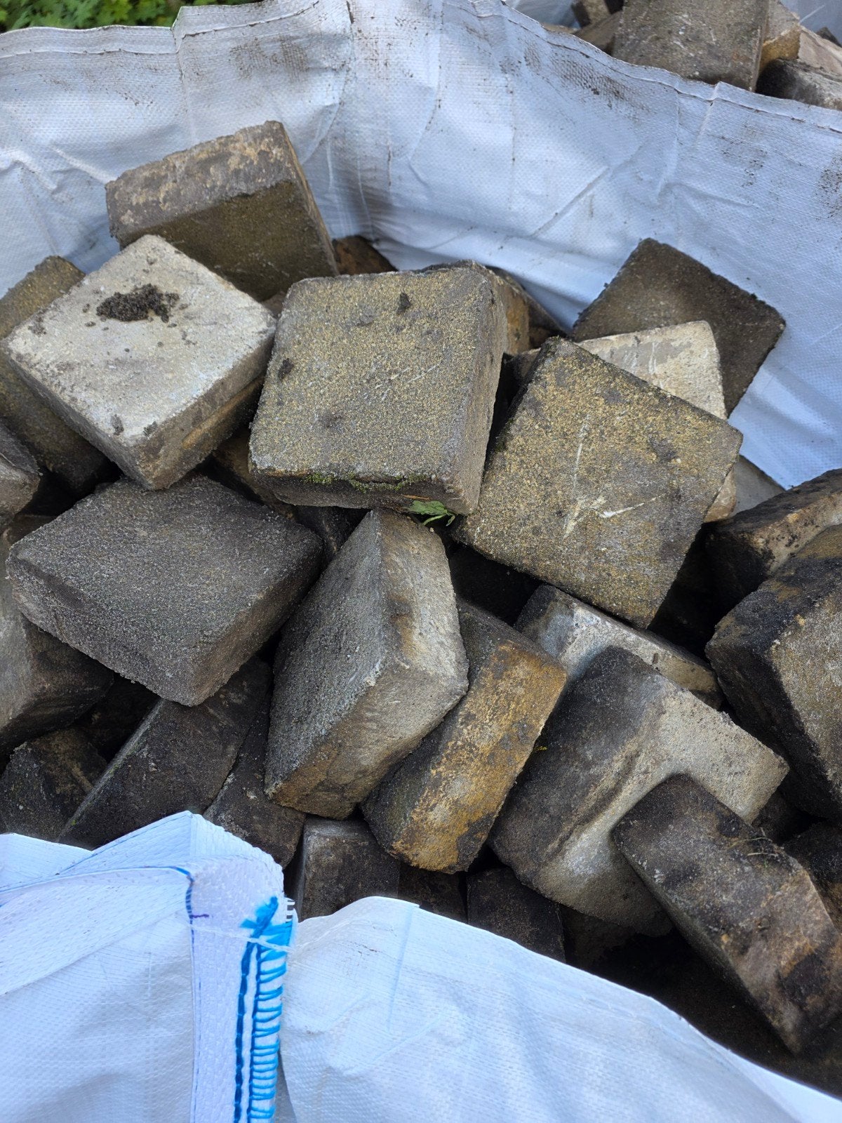 Beton klinkers beige 15x15 circa 5m2, Tuin en Terras, Ophalen, Overige typen