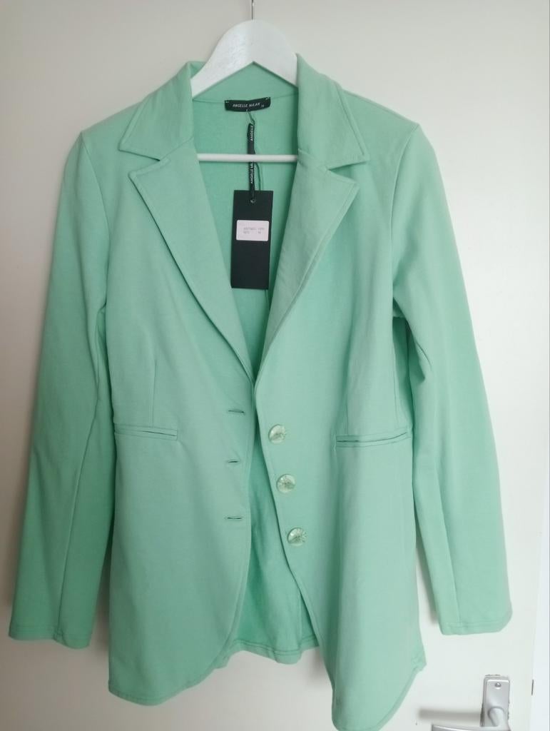 Nieuw lichtgroen colbertje / blazer / jasje maat M, Ophalen of Verzenden, Nieuw, Maat 38/40 (M), Groen
