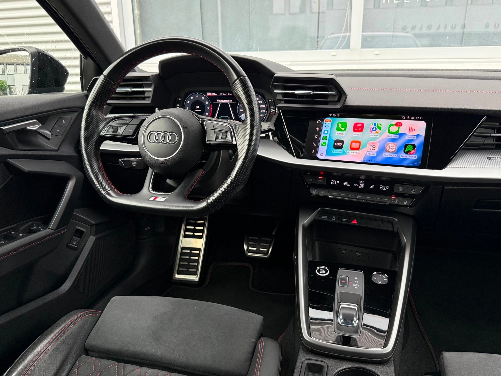 Audi A3 Sportback 45 TFSI e S edit Competition | MATRIX | RS, Auto's, Gebruikt, Zwart, Blauw, Hybride Elektrisch/Benzine