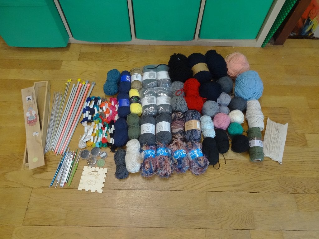 Pakket Breigaren/ haak/ Macrame/borduurgaren ed, Ophalen of Verzenden, Zo goed als nieuw, Breien of Haken, Wol of Garen