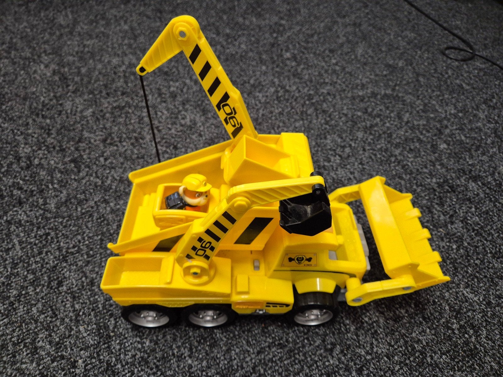 Paw Patrol Rubble's Deluxe Voertuig zonder Geluid, Ophalen of Verzenden, Zo goed als nieuw
