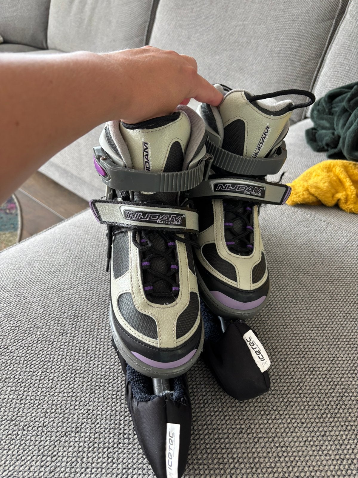 Nijdam noren, Sport en Fitness, Schaatsen, Ophalen, Zo goed als nieuw, Noren, Nijdam