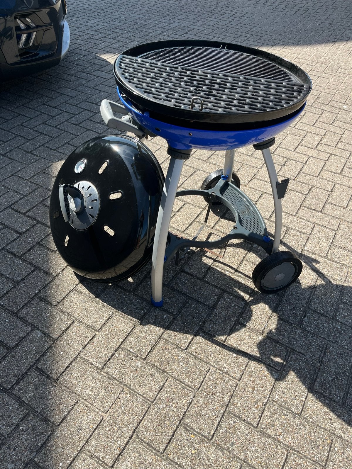 Grote verrijdbare Cadac barbecue met nieuwe gasslang, Ophalen of Verzenden, Gebruikt