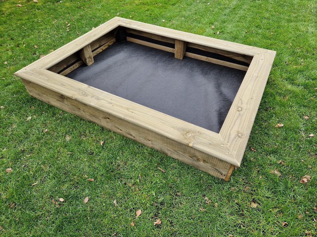 HOUTEN ZANDBAK 90X140 incl deksel kant en klaar geleverd, Ophalen, Nieuw