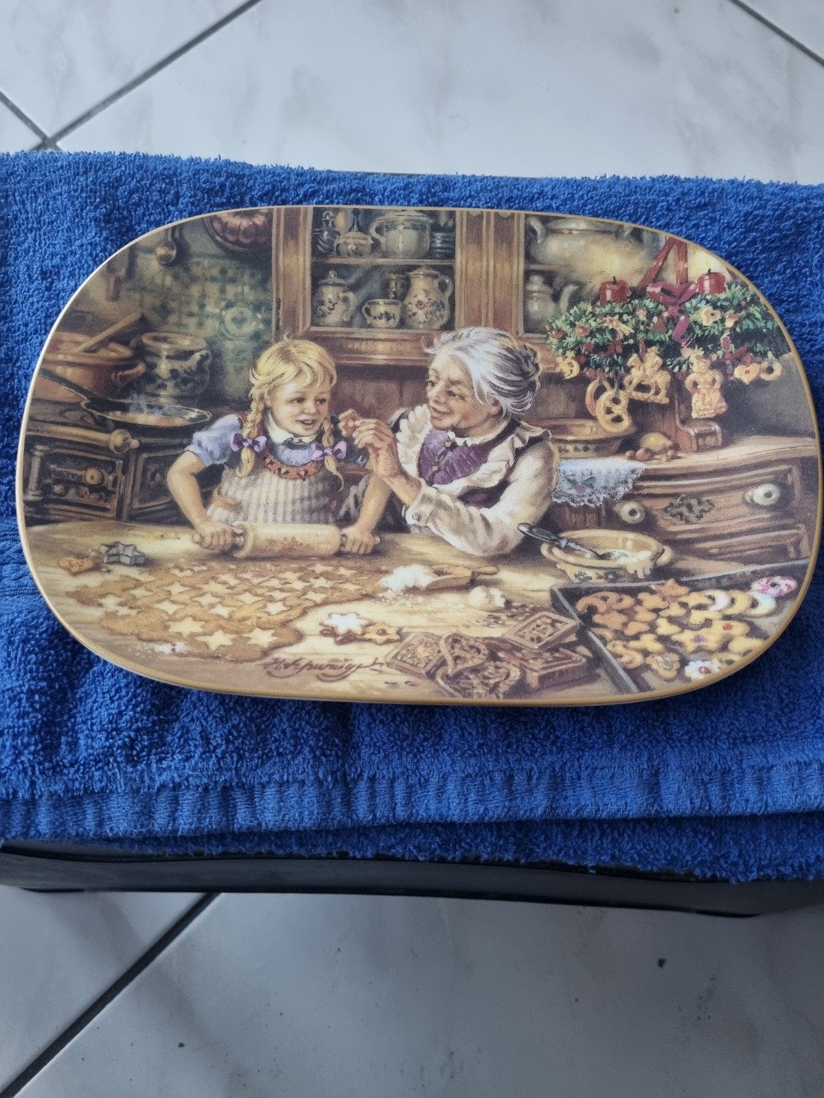 Kerstkoekjes Bakken Sierbord - Limited Edition, Ophalen of Verzenden
