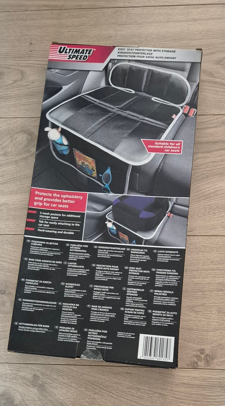 2x Ultimate Speed Kinderzitje Onderlegger met Opbergruimte, Kinderen en Baby's, Autostoeltjes, Overige merken, Autogordel, 15 t/m 36 kg