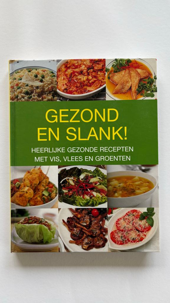 Gezond en Slank Kookboek: Heerlijke Recepten met Vis, Vlees,, Hoofdgerechten, Ophalen of Verzenden, Zo goed als nieuw, Gezond koken