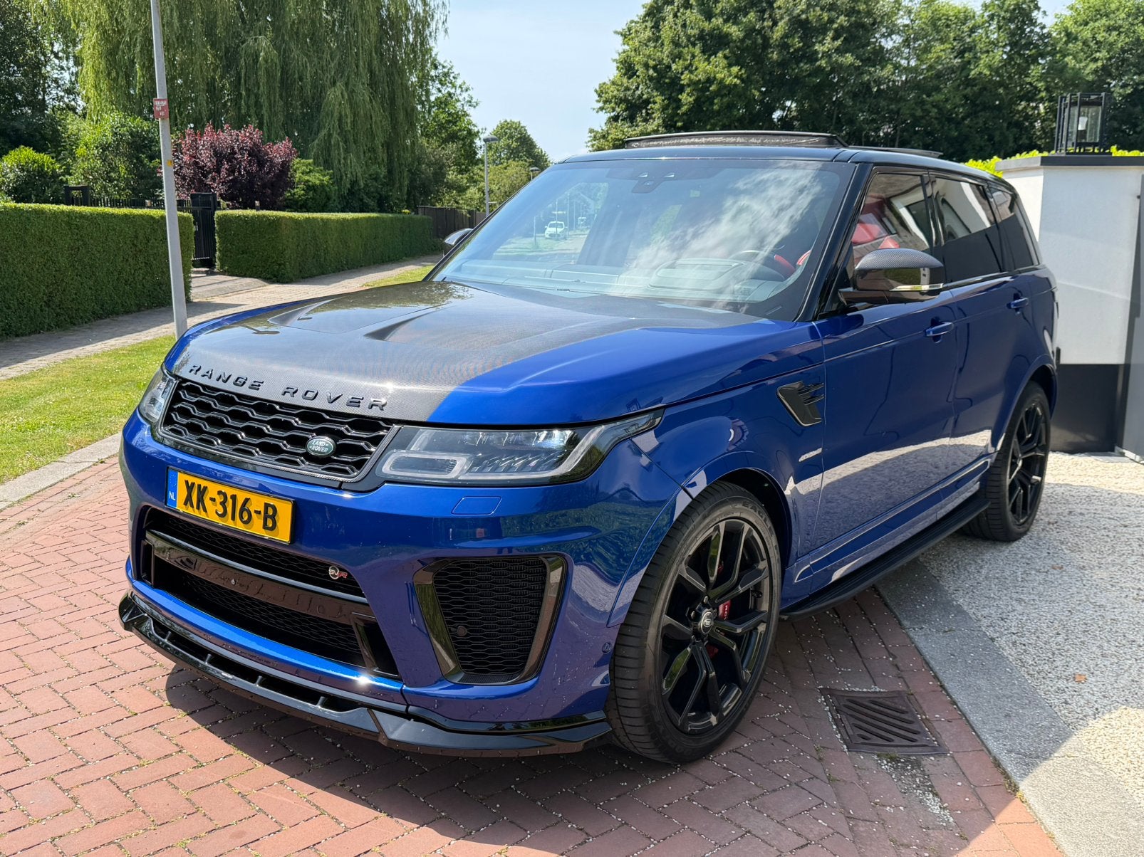 Range Rover Sport SVR 5.0 V8 Supercharged 575pk VOL OPTIES!, Automaat, Blauw, 3000 kg, Vierwielaandrijving