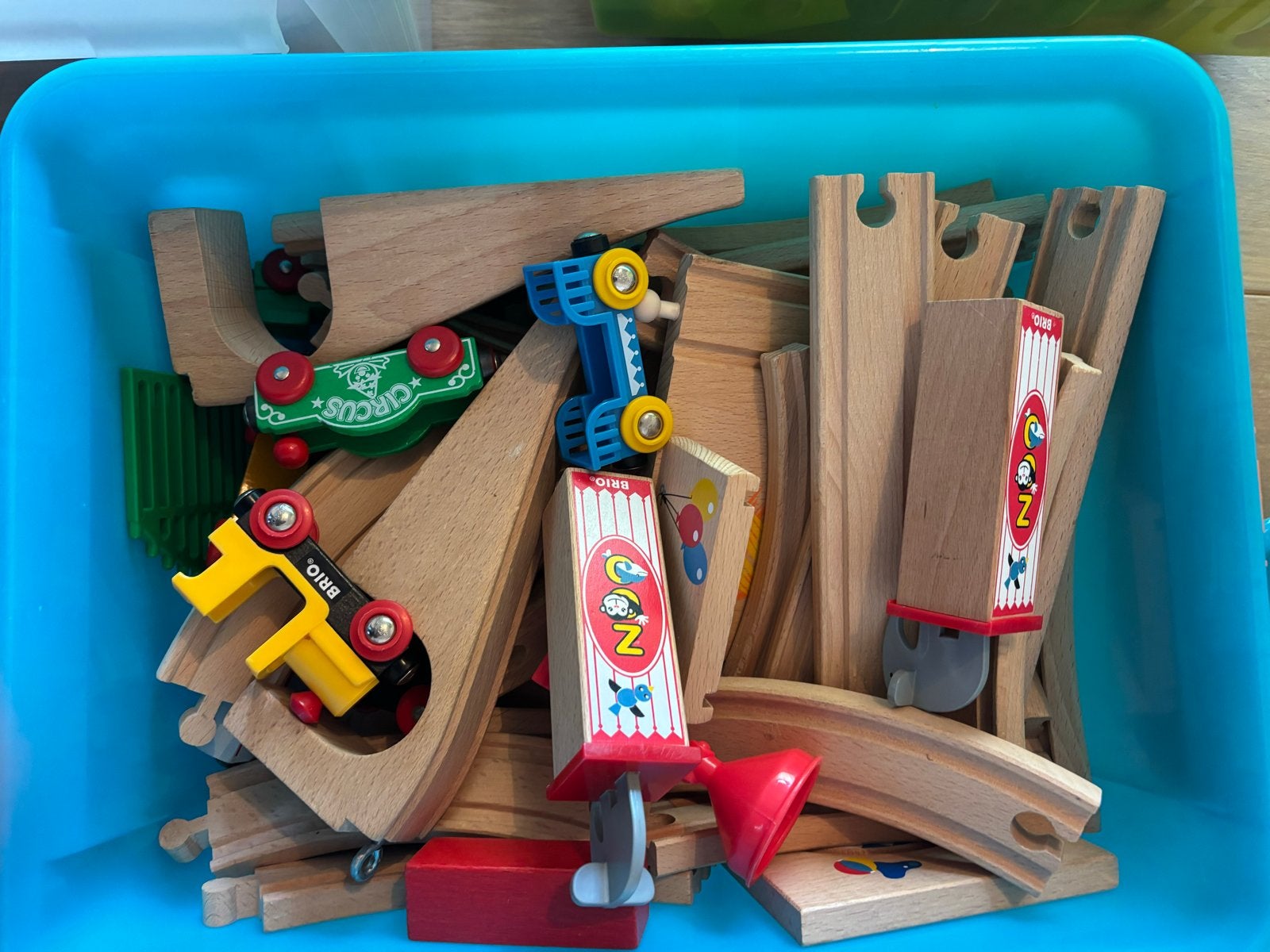 Grote Speelgoedset: Houten Blokken, Brio Trein & Dierentuin, Kinderen en Baby's, Ophalen, Gebruikt, Overige typen