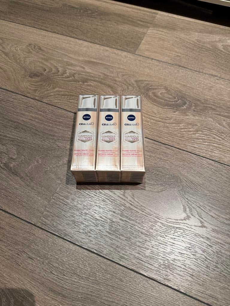 Nivea Cellular Luminous 630 Anti-Spot Getinte Crème SPF20, Ophalen, Gehele gezicht, Beige, Nieuw