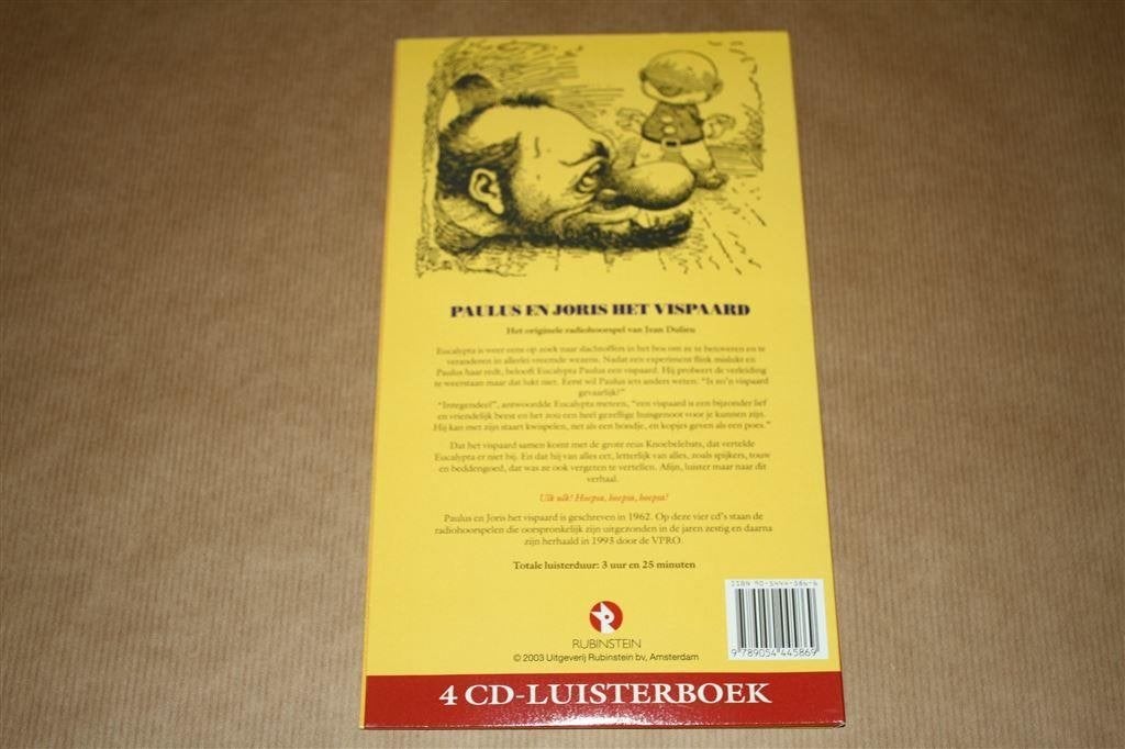 Luisterboek Paulus en Joris het Vispaard. Jean Dulieu., Ophalen of Verzenden