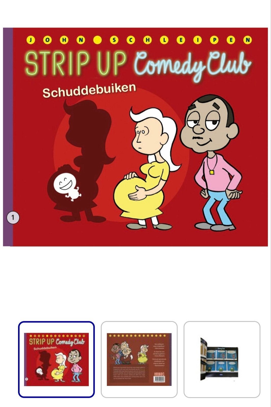 partij 36 stuks Strip Up Comedy Club - Schuddebuiken (Nieuw), Strip2000, Nieuw, Ophalen of Verzenden, Strip2000