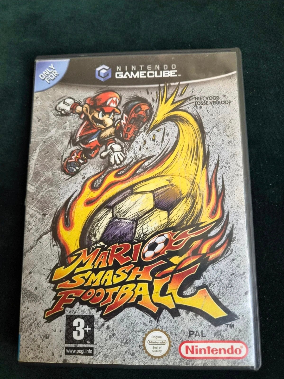 Mario Smash Football - Nintendo GameCube (PAL), Spelcomputers en Games, Gebruikt, Eén computer, Ophalen of Verzenden, Sport
