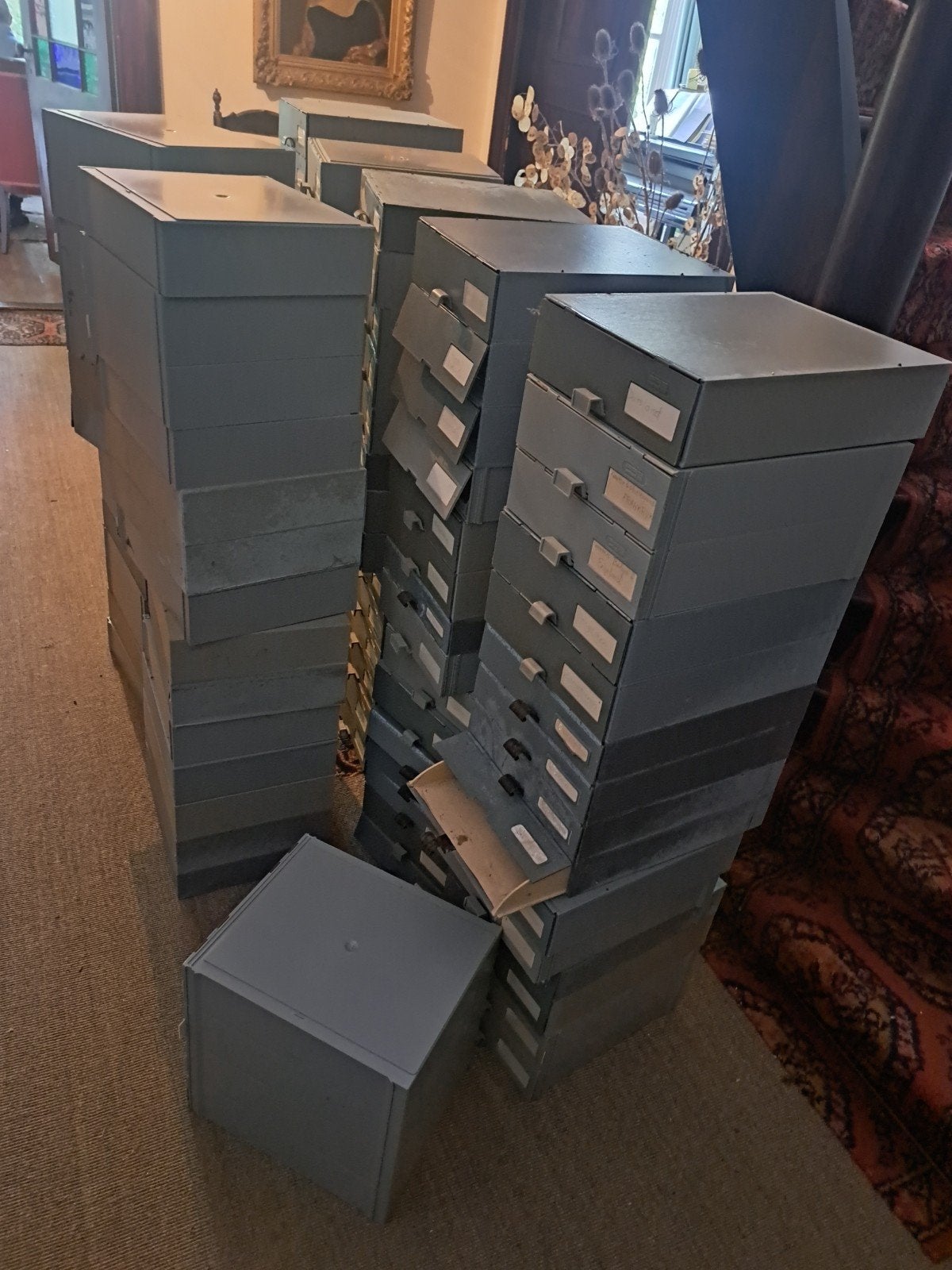 GRATIS ARCHIEFLADES hardplastic/karton, Gebruikt, 100 tot 150 cm, Ophalen of Verzenden, Minder dan 100 cm