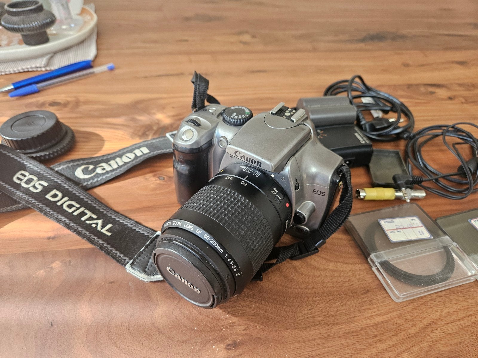 Canon EOS 300D Digitale Spiegelreflexcamera met lens, Ingebouwde flitser, Gebruikt, Spiegelreflex, Canon