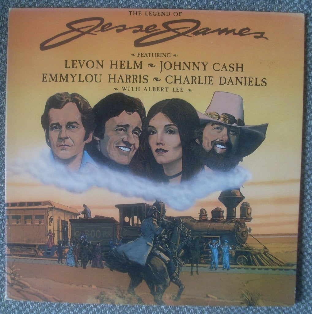 The Legend of Jesse James (LP) oa Levon Helm / Johnny Cash, LP, Gebruikt, Americana, Ophalen of Verzenden