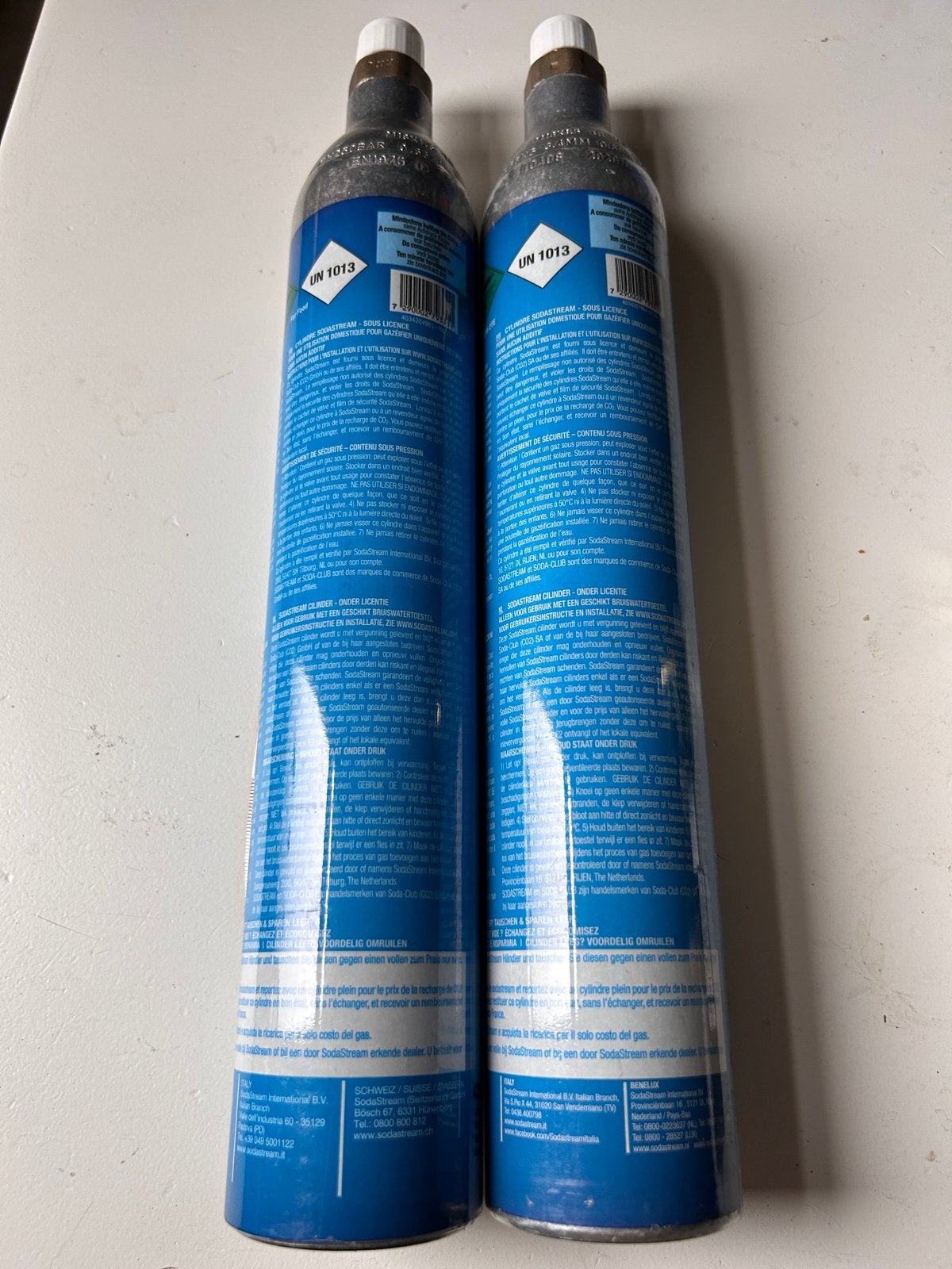 Sodastream Koolzuur Cilinder met Schroefdraad (2 stuks), Ophalen of Verzenden, Nieuw