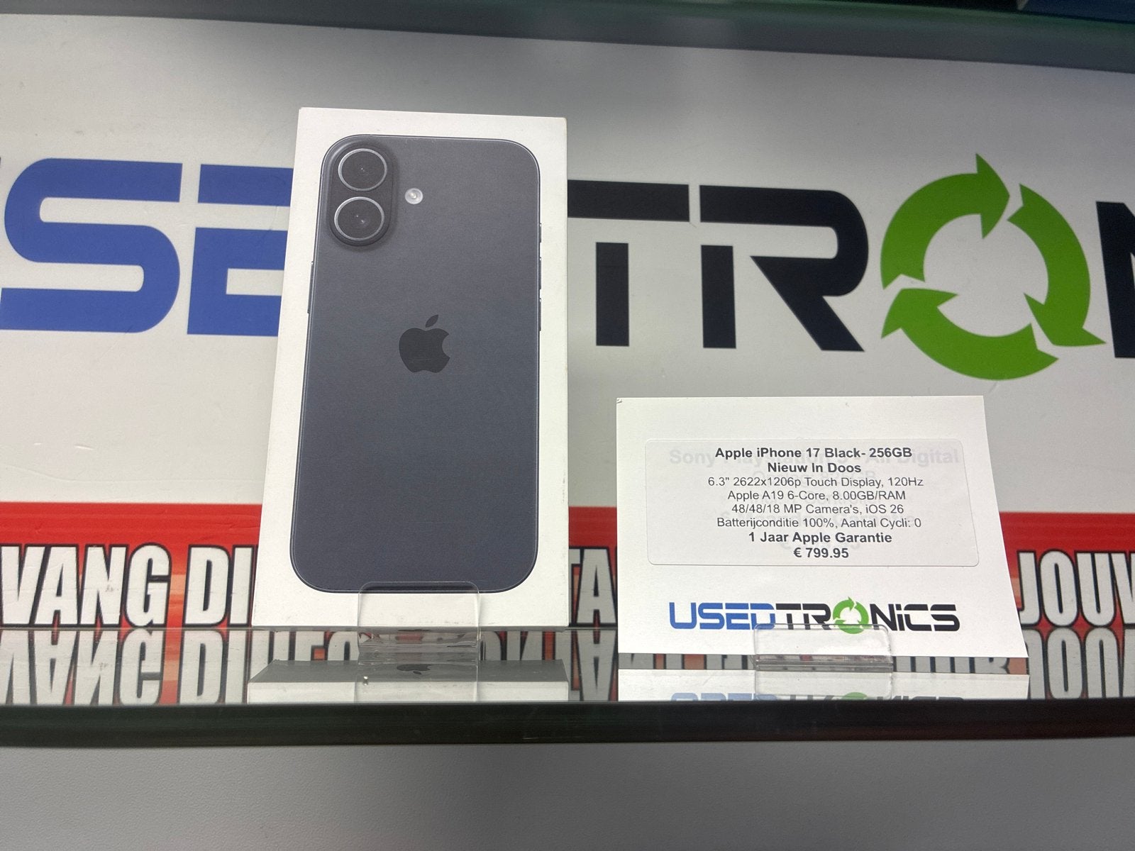 Apple iPhone 17 Zwart - 256GB - Nieuw in Doos, Telecommunicatie, Mobiele telefoons | Apple iPhone, 256 GB, IPhone 16e, Zwart, Nieuw