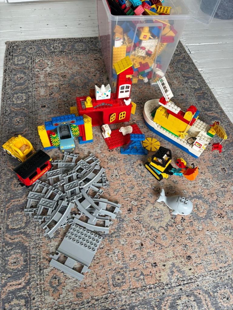 2 Dozen Duplo: Mix van Jaren '80 en Nieuwere Thema's, Ophalen, Gebruikt, Overige thema's, Duplo