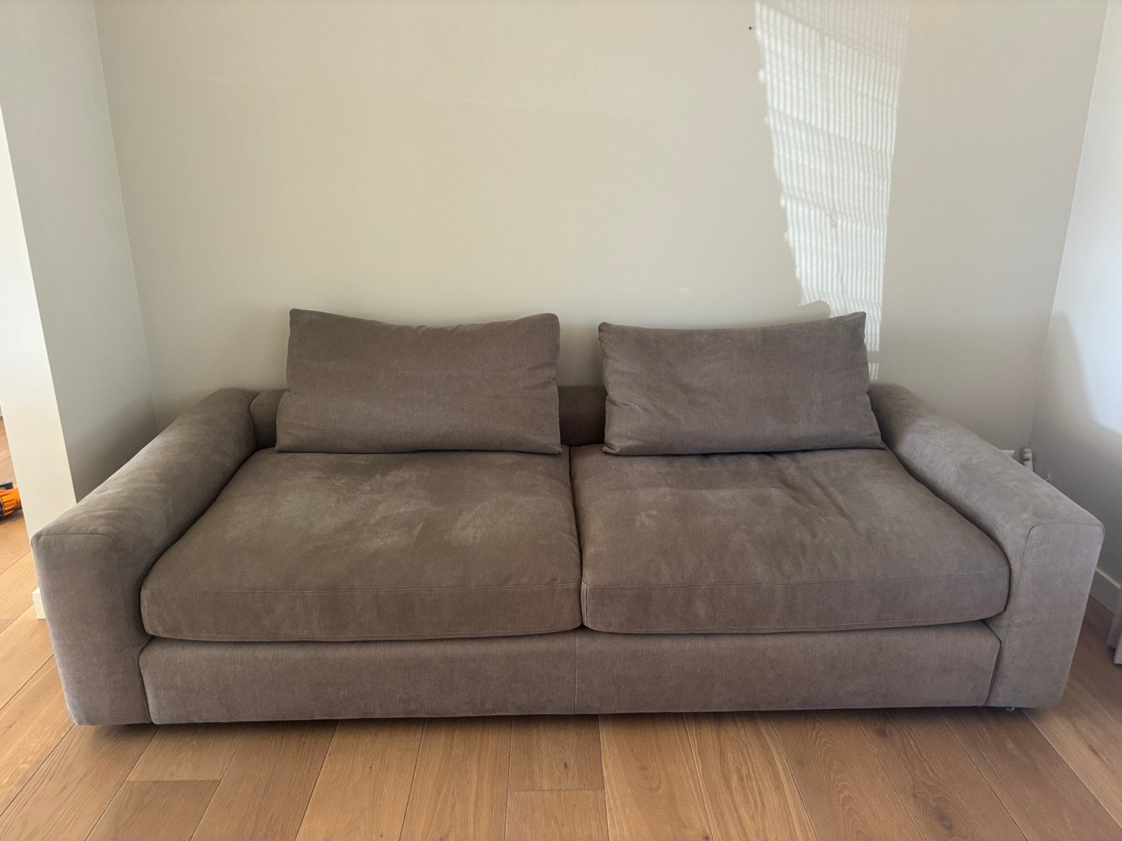 Prachtige bank ‘Cannes’ Decor Amsterdam, Huis en Inrichting, 100 tot 125 cm, Ophalen of Verzenden, Zo goed als nieuw, Rechte bank