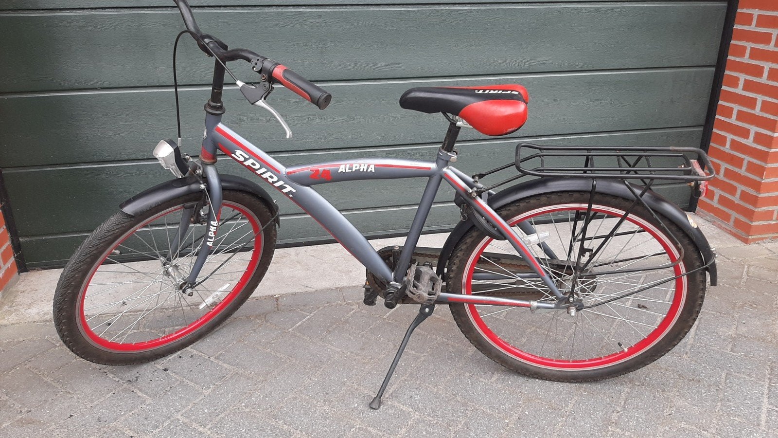 jongensfiets alpha spirit 24 inch, Ophalen, Gebruikt, 24 inch