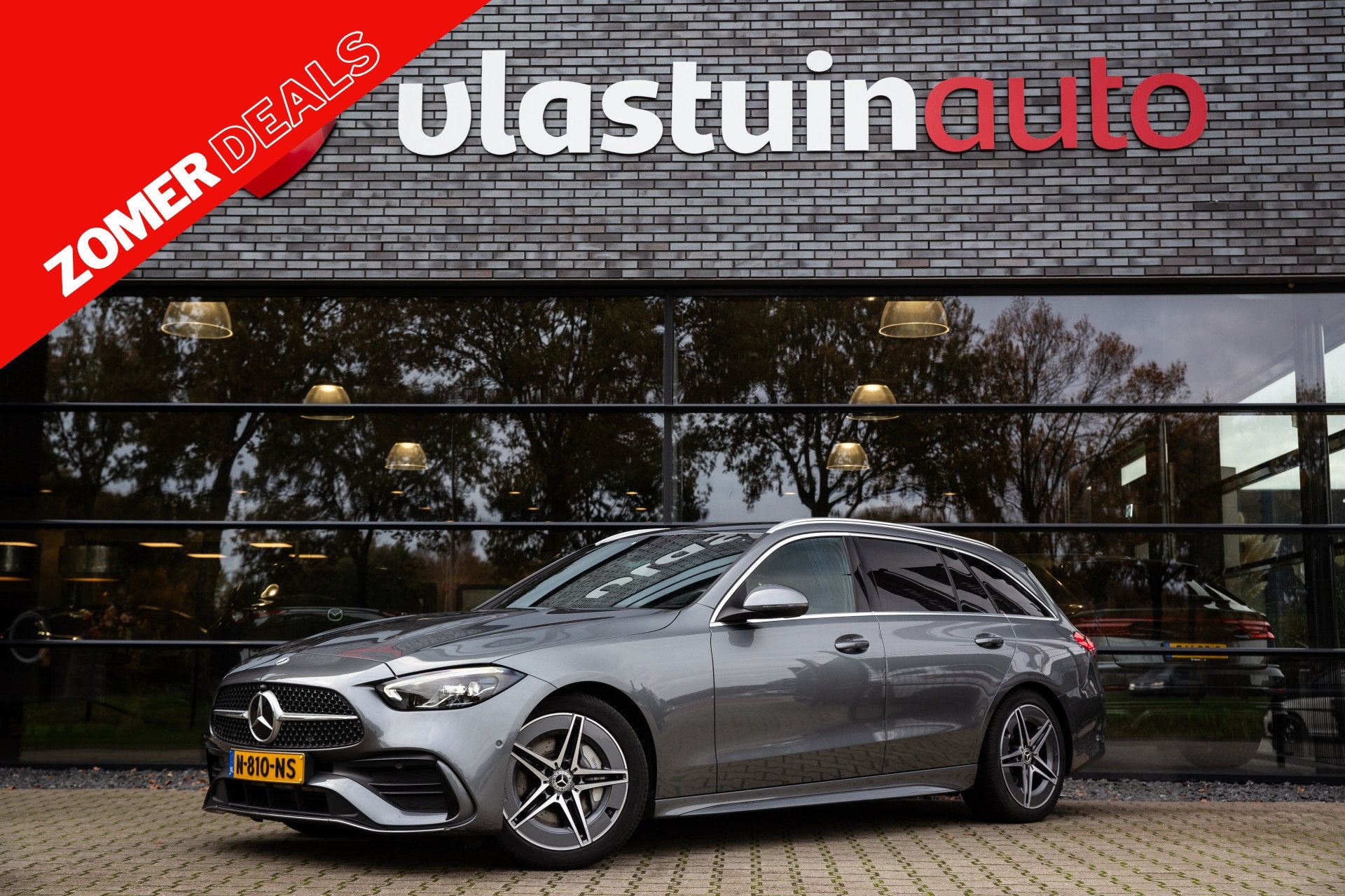 Mercedes-Benz C-Klasse Estate 200 Launch Edition AMG Line ,, Automaat, Achterwielaandrijving, 4 cilinders, 204 pk
