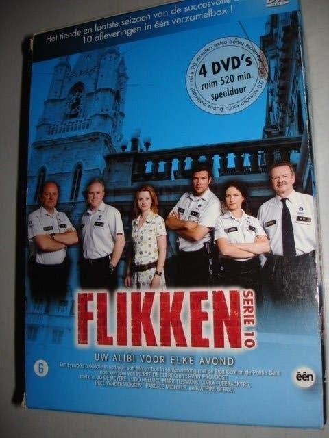 Flikken- Serie 10- BOXSET- 4-DVD, Cd's en Dvd's, Alle leeftijden, Verzenden, Zo goed als nieuw, Drama