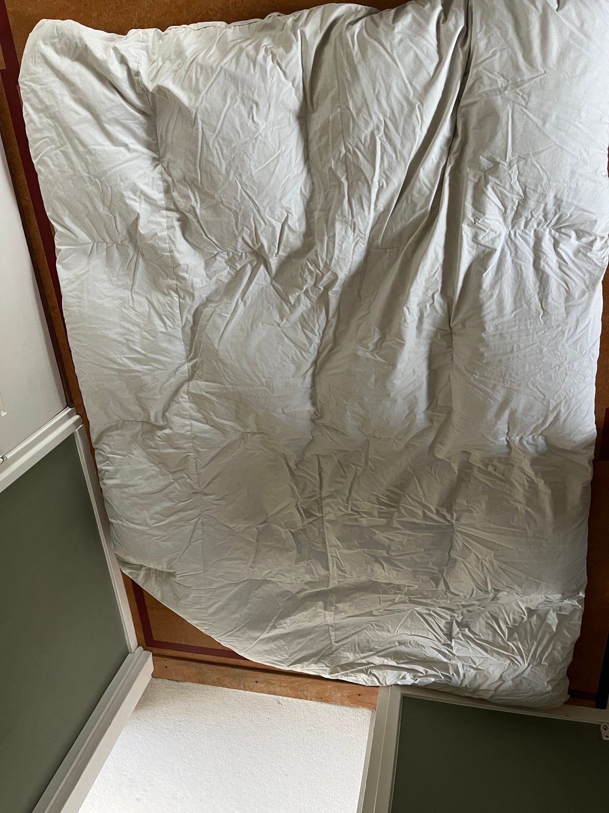 Donsen dekbed ikea, Ophalen, Gebruikt, Eenpersoons, Wit