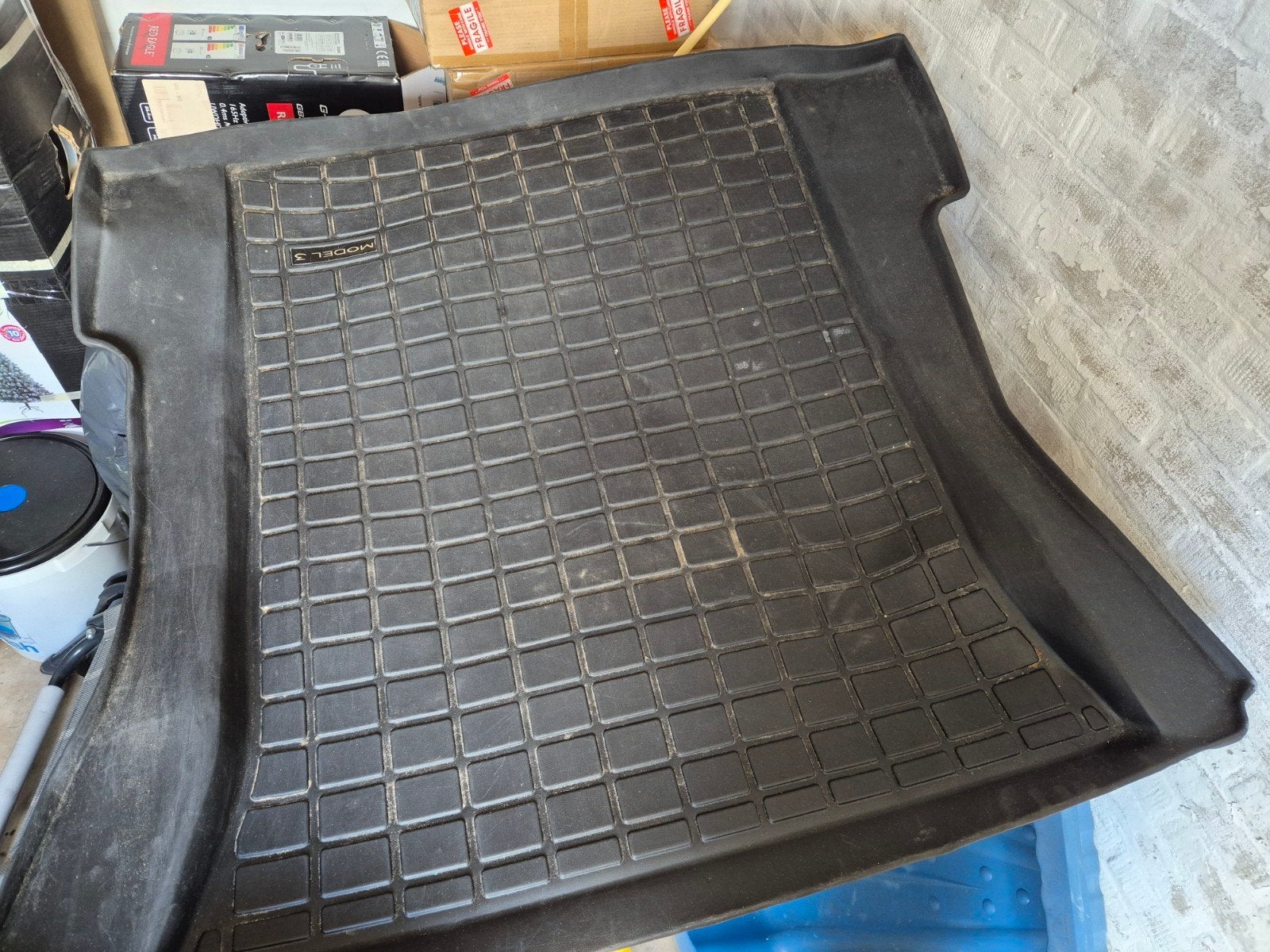 Tesla Model 3 rubberen kofferbakmat all weather, Ophalen