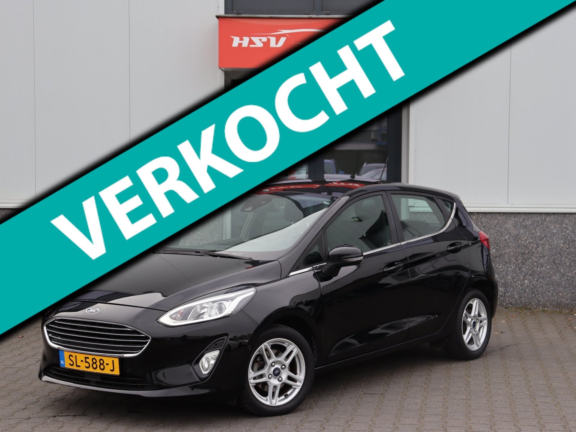 Ford Fiesta 1.0 EcoBoost Titanium navi LM automaat org NL, Auto's, Ford, Gebruikt, Euro 6, 100 pk, Origineel Nederlands