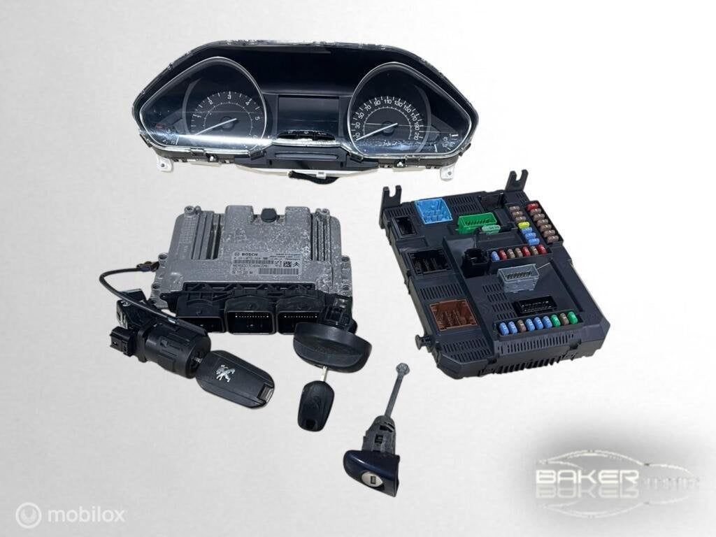 Contactslot + sleutel + computer Peugeot 208 1.4 e-HDi (12>, Gebruikt, Ophalen of Verzenden, Peugeot, Peugeot