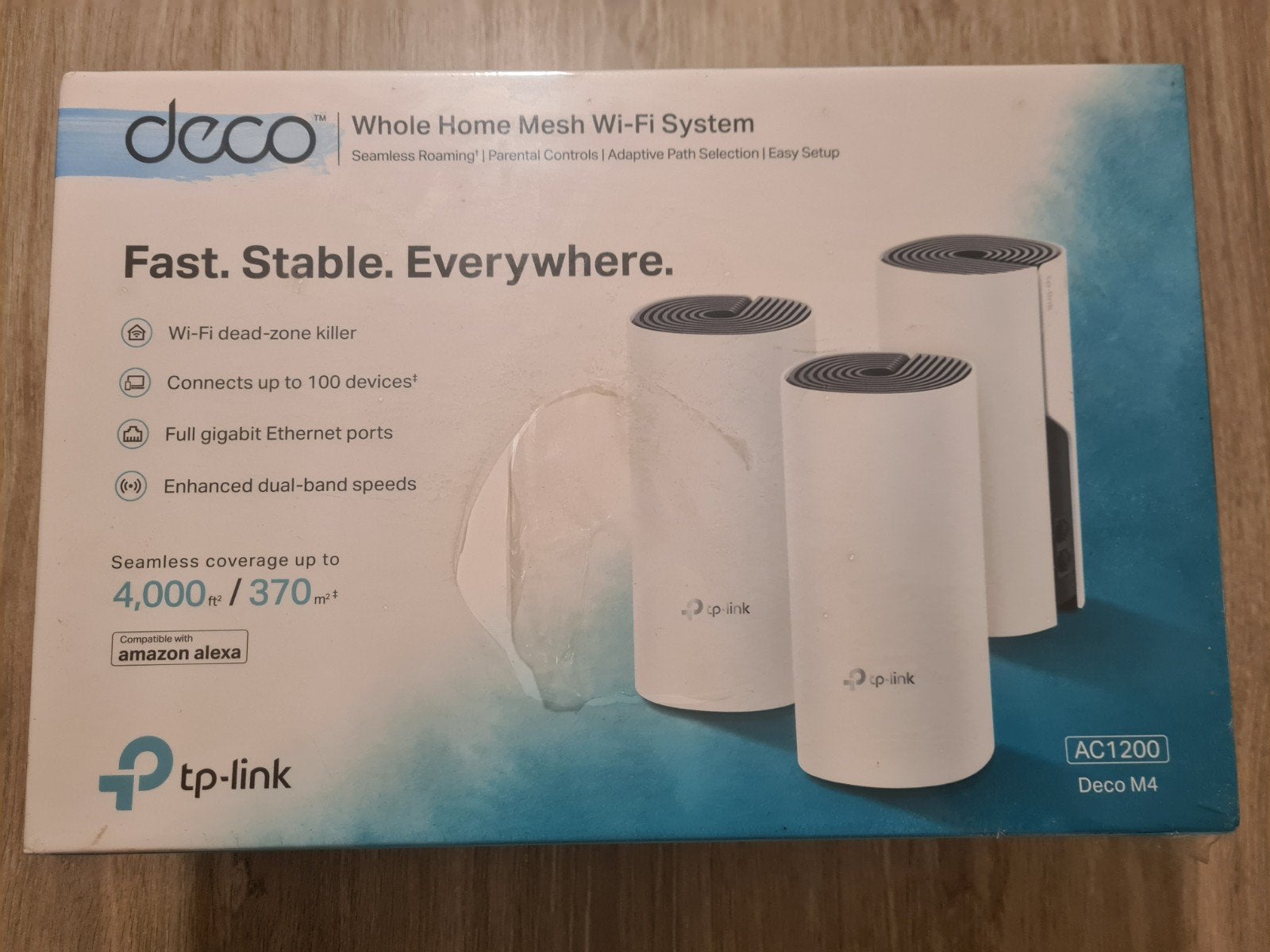 TP-Link Deco M4 AC1200 Whole Home Mesh Wi-Fi Systeem, Ophalen of Verzenden, Nieuw, Router, TP-Link