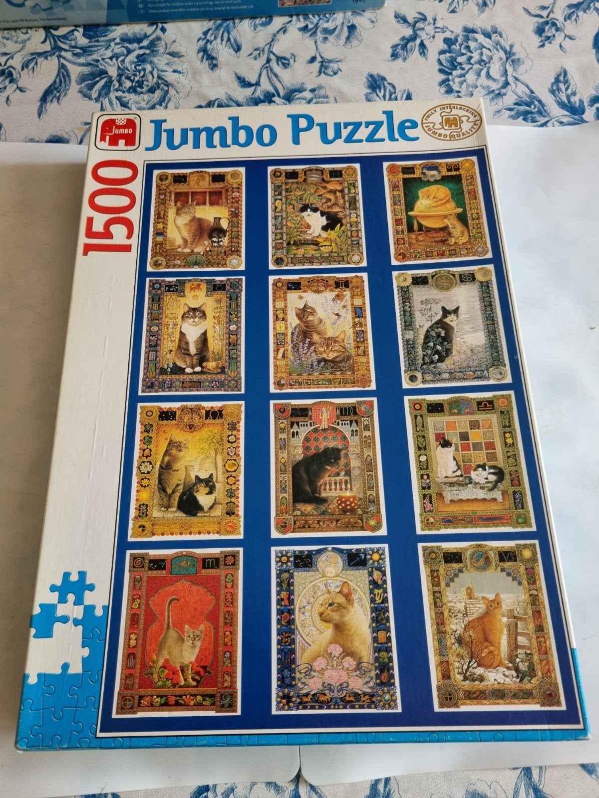Jumbo Legpuzzel 1500 stukjes - Katten, Ophalen of Verzenden, 500 t/m 1500 stukjes, Gebruikt, Legpuzzel