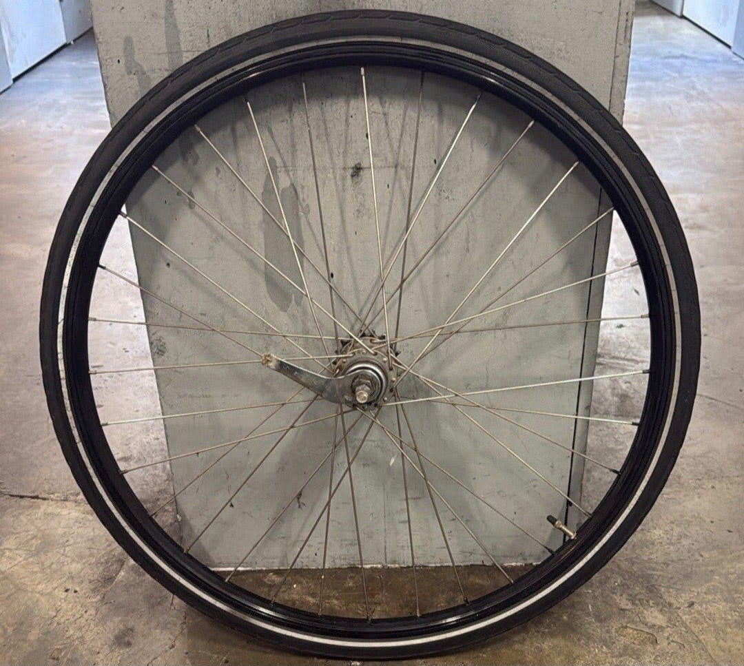 achterwiel 28 inch met terugtraprem en met 3 versnellingen, Shimano Nexus, Zo goed als nieuw, Aluminium, Stadsfiets