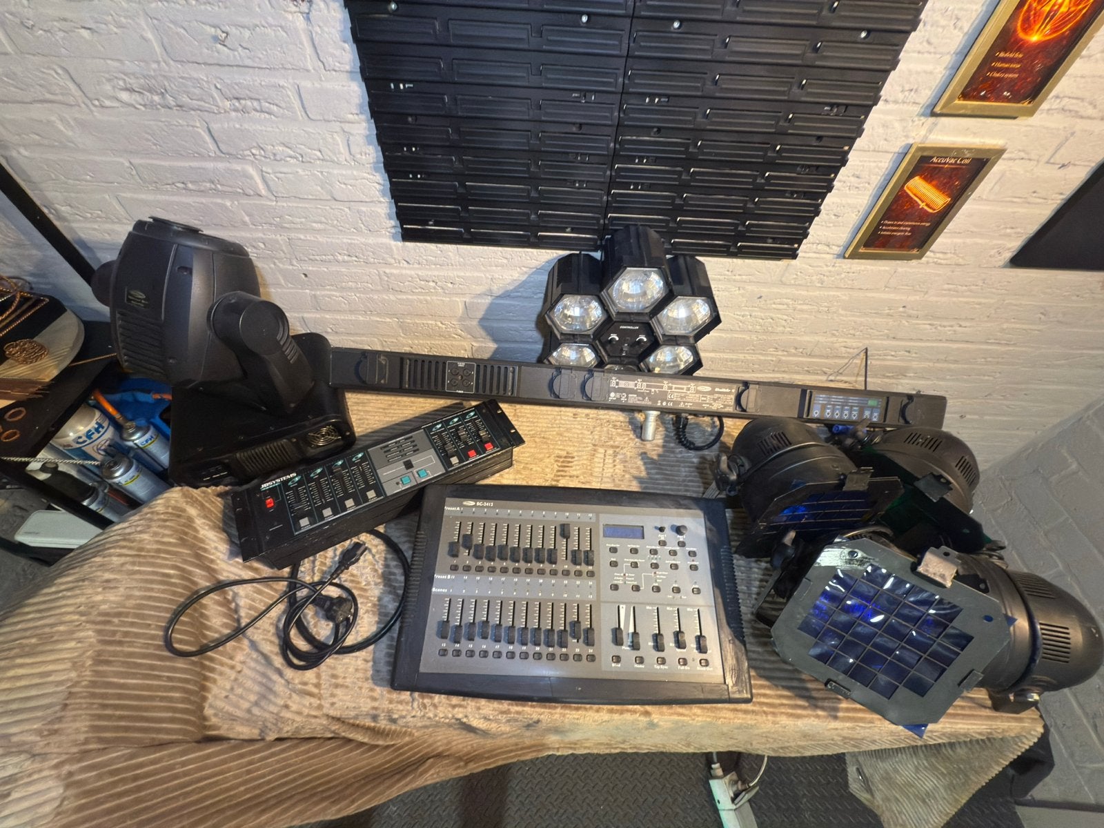 Complete Lichtset: Showtec, Skytec & JB Systems, Muziek en Instrumenten, Ophalen of Verzenden, Gebruikt, Licht, Geluidgestuurd