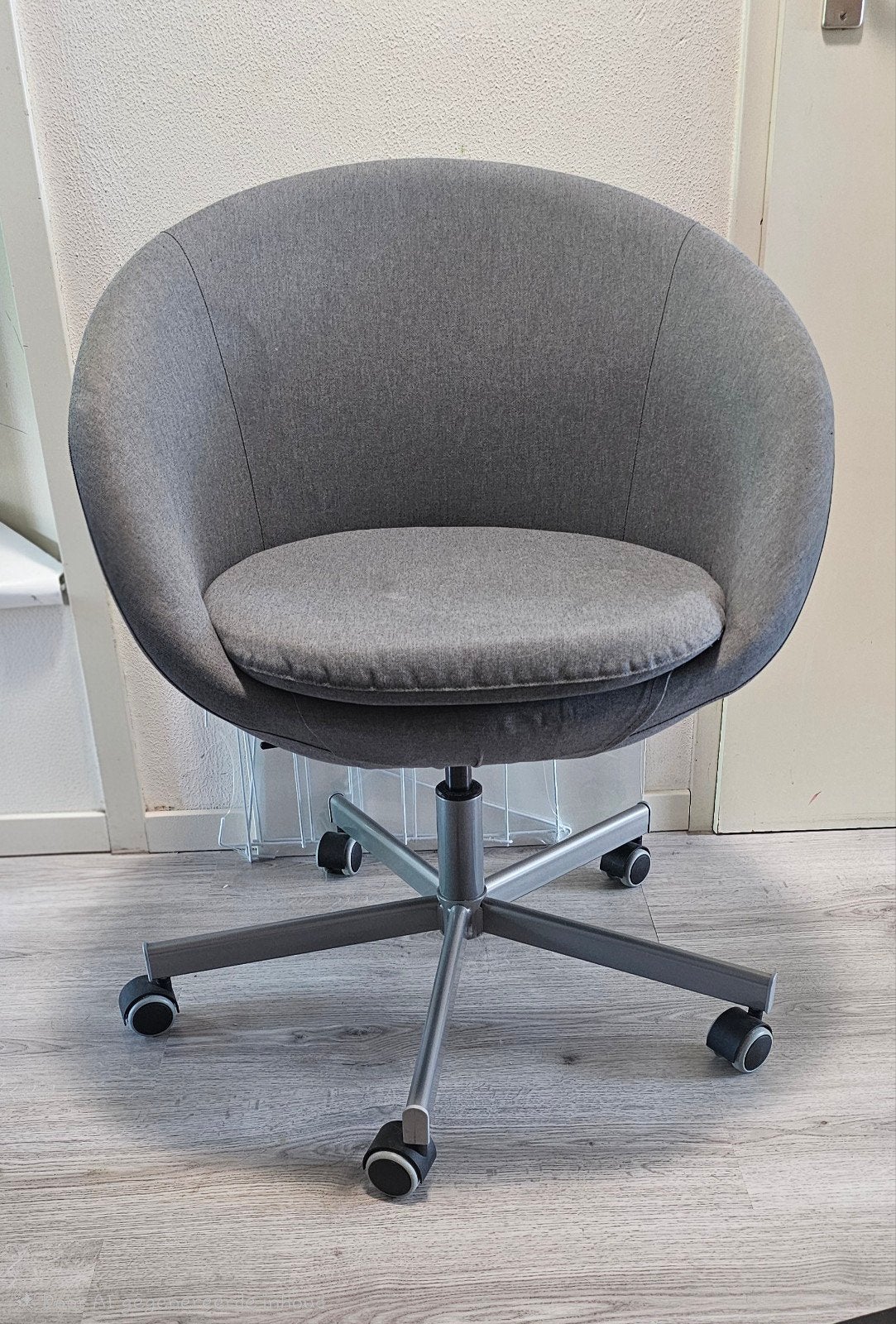 Comfortabele bureaustoel Ikea, Ophalen, Gebruikt, Grijs, Bureaustoel
