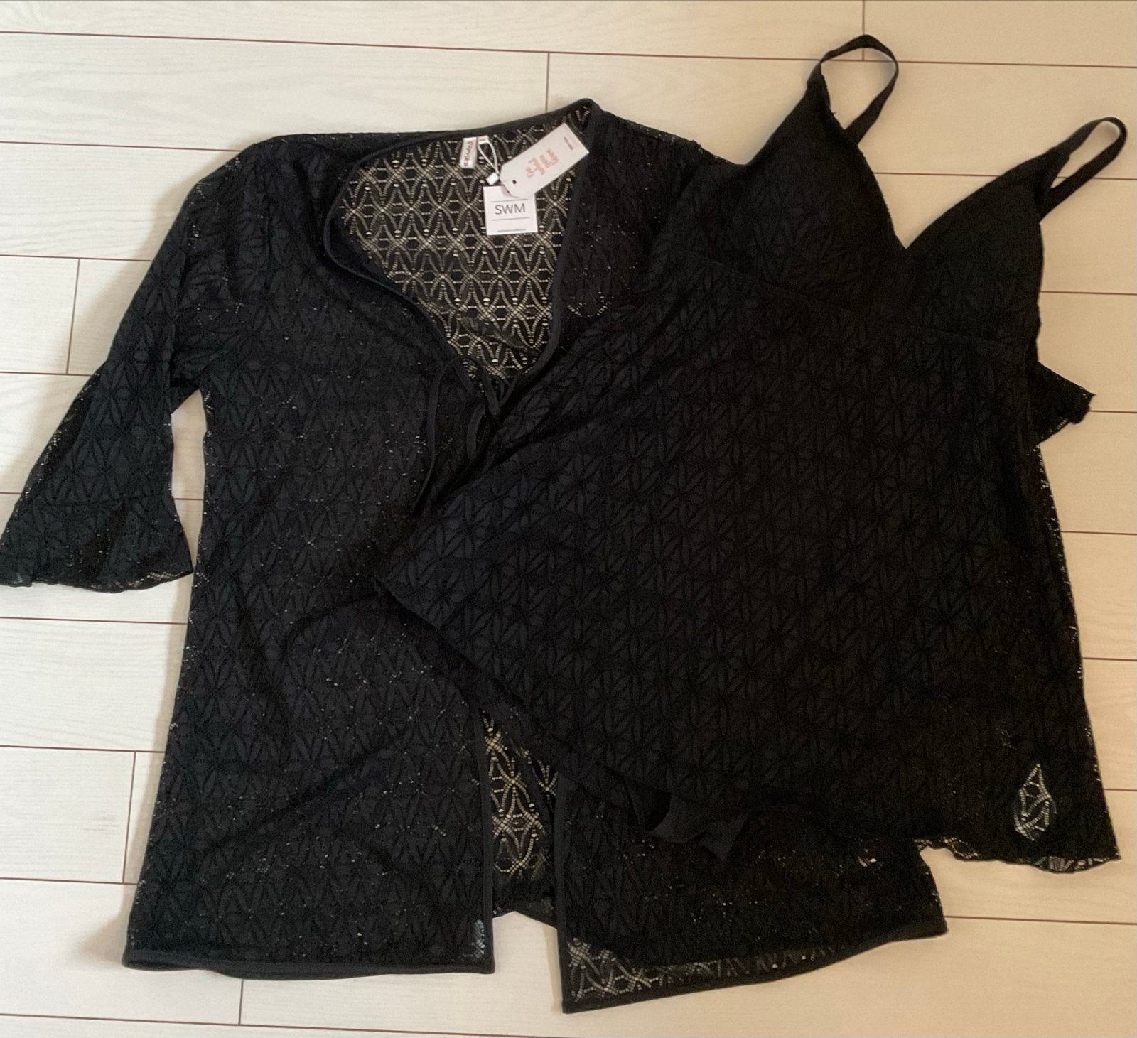 Paprika swim setje, tankini maat 48 en bikini cover up XXL, Ophalen of Verzenden, Nieuw, Zwart, Bikini