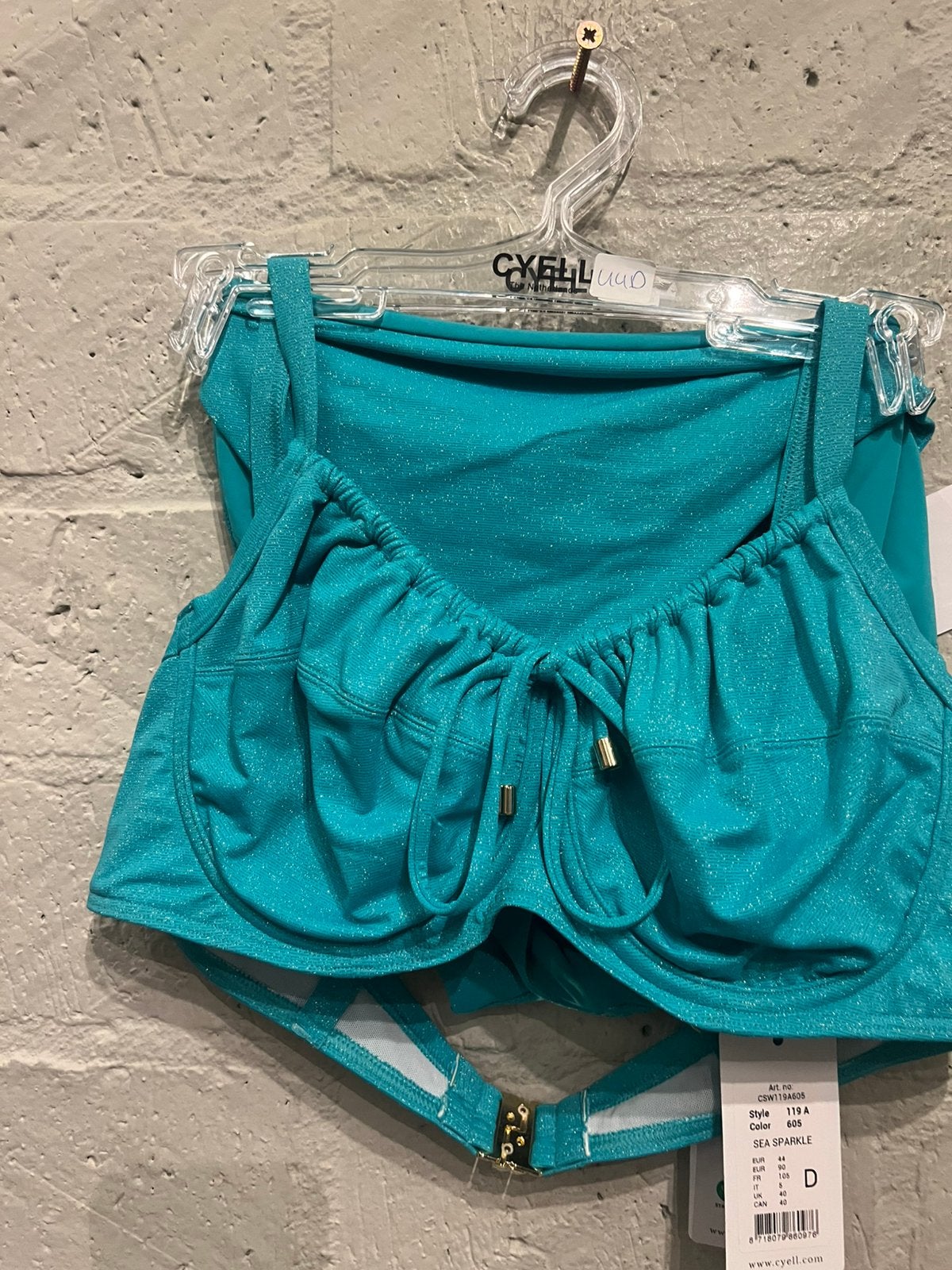 Cyell bikini maat 44D slip 44 NIEUW!! Set nu €37,50, Ophalen of Verzenden, Nieuw, Bikini