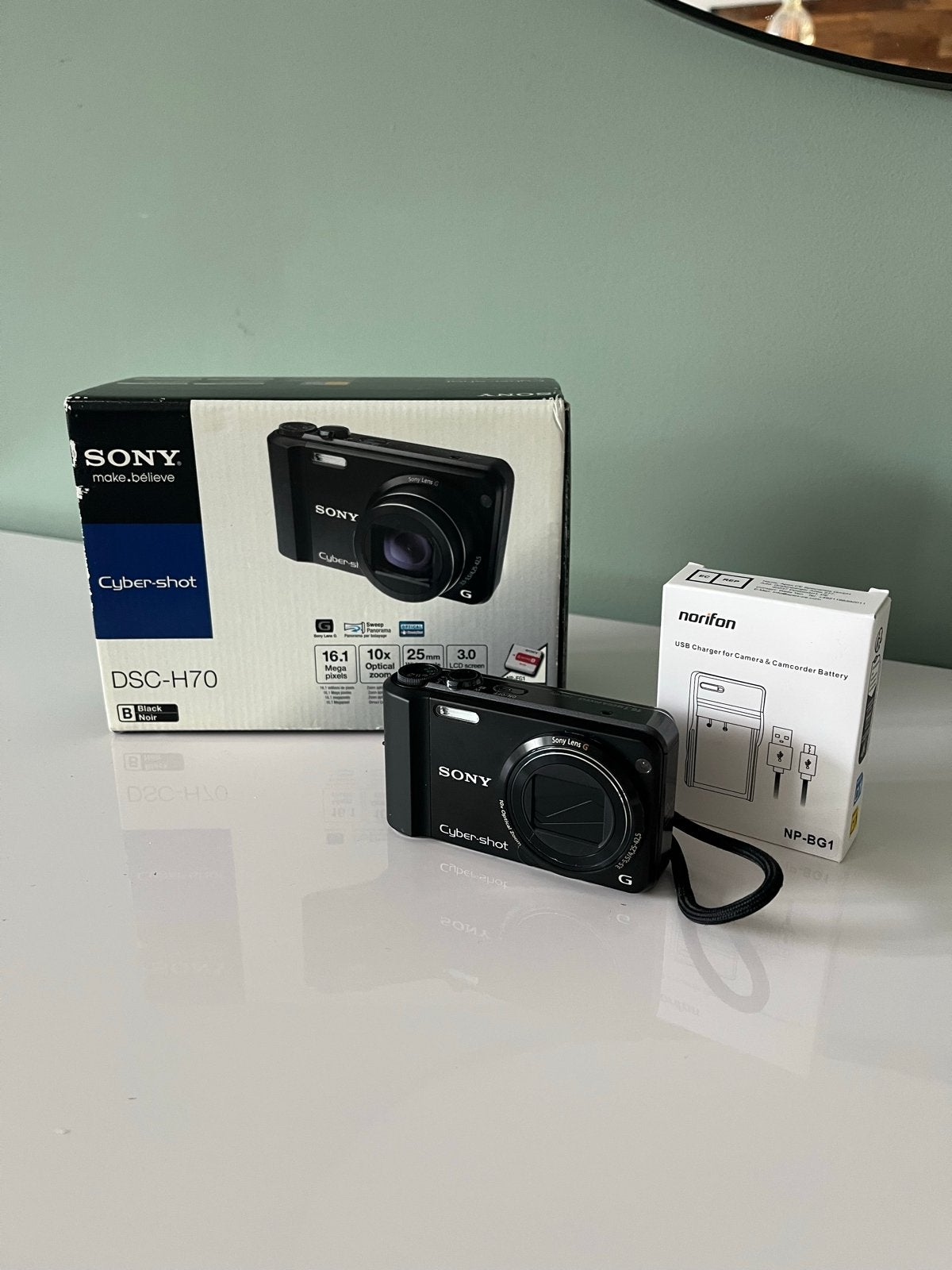 Sony Cyber-shot DSC-H70 Compactcamera + Lader, Oplader, Ophalen of Verzenden, Zo goed als nieuw, Compactcamera